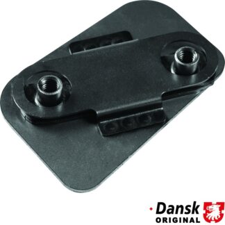 Door striker mounting plate, without paint, right