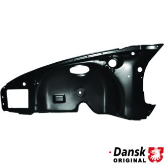 Wheel housing skin front, left