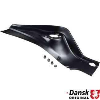 Repair piece for wheel housing rear, right. For models with front mounted oil cooler. For other models modifications are needed