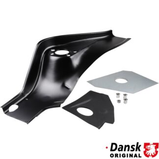 Repair piece kit for wheel housing rear, left