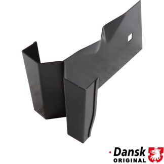 Air baffle plate, centre, black. 4 pieces needed per car