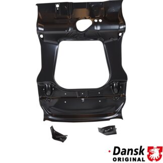 Front floor with suspension mounts and axle tunnel