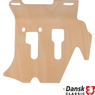 Pedal floor board, form-pressed laminated birchwood