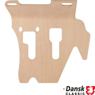Pedal floor board, form-pressed laminated birchwood