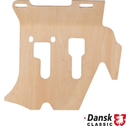 Pedal floor board, form-pressed laminated birchwood