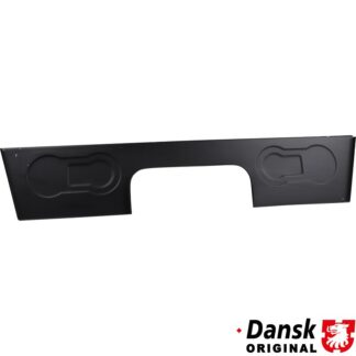 Heel plate/rear floor pan section by the tunnel
