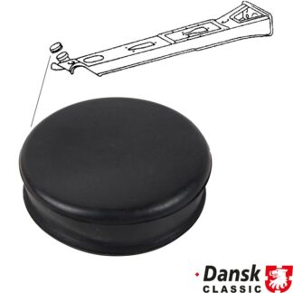 Rubber cap for center tunnel gas heater