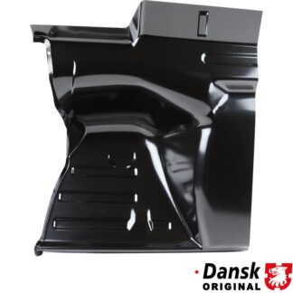 1/2 rear seat well bottom plate, right