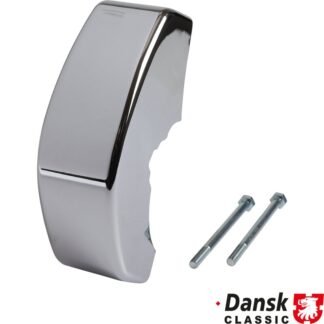 Bumper horn, front, chrome, for models with narrow trim, left
