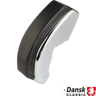 Bumper horn, front, chrome, with rubber buffer, for models with narrow trim, right