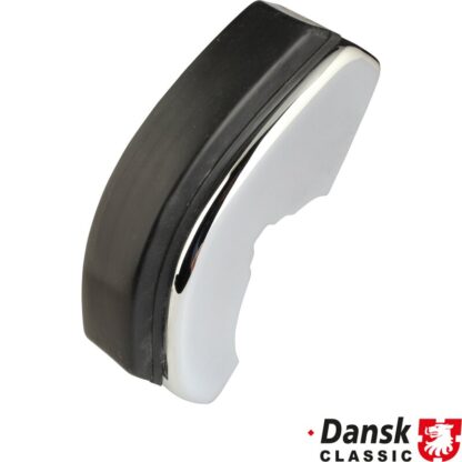 Bumper horn, front, chrome, with rubber buffer, for models with narrow trim, right