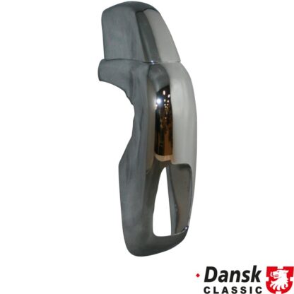 Bumper horn with cut-out for tail pipe, rear, left