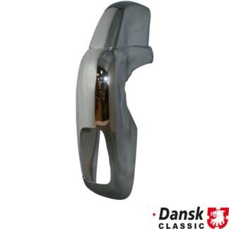 Bumper horn with cut-out for tail pipe, rear, right