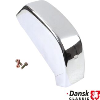Bumper horn without rubber moulding, rear, chrome, left/right