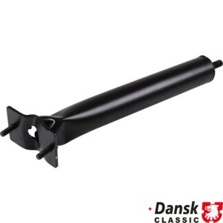 Bumper impact tube, long, rear, black