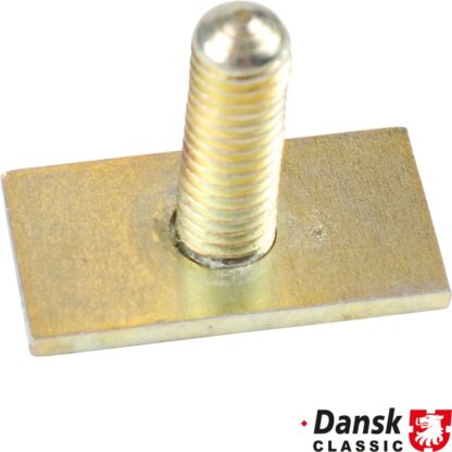 T-screw for moulding for bumper, front/rear, yellow zinc galvanized. For wide S-trim