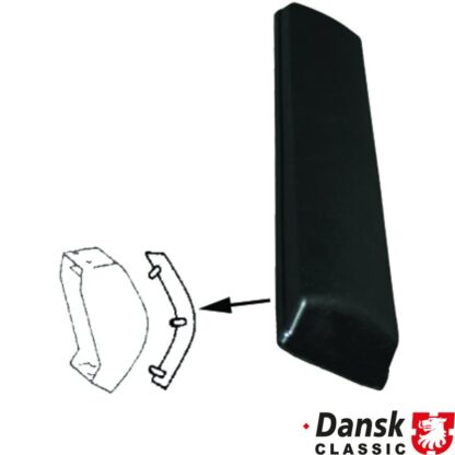 Buffer for bumper horn, rubber, rear, 1 pcs. left/right