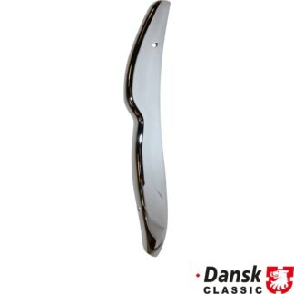 End cap for bumper, shiny chromed, rear, right