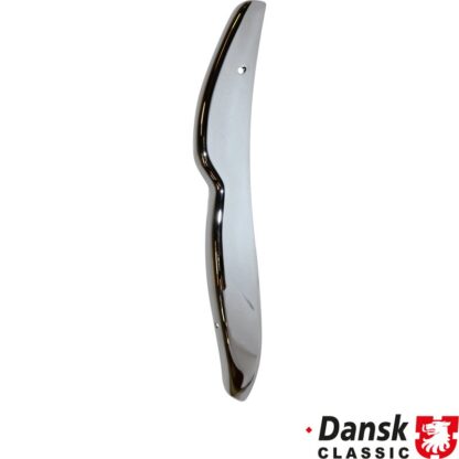 End cap for bumper, shiny chromed, rear, right