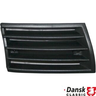 Front grille, plastic, black, right