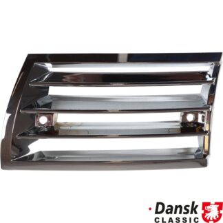Front grille, plastic, chrome, left