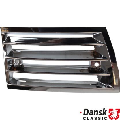 Front grille, plastic, chrome, right