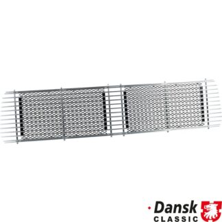 Ventilation grille for engine, silver