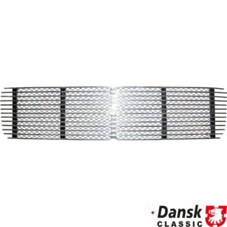 Ventilation grille for engine, silver