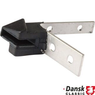 Vent window frame connection, left