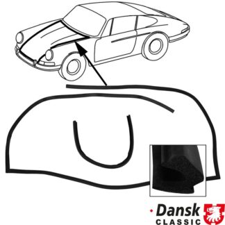 Seal for bonnet, front (2 pcs.)