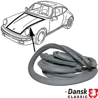 Seal for bonnet, front