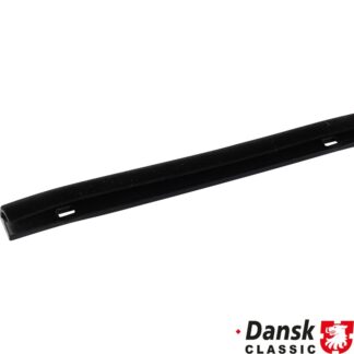 Sealing rail for door window frame, left