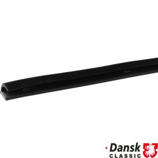 Sealing rail for door window frame, right