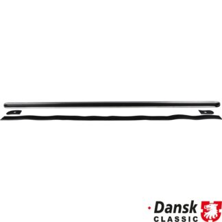 Moulding for rocker panel, 34 mm wide with rubber seal, 2 pieces needed per car