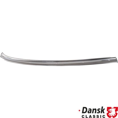 Trim for quarter window, bright anodized, right. Fits models with opening window