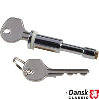 Lock cylinder with key
