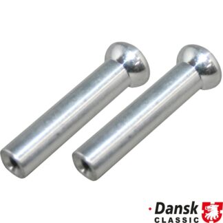 Door pin set, alu, 2 pcs.