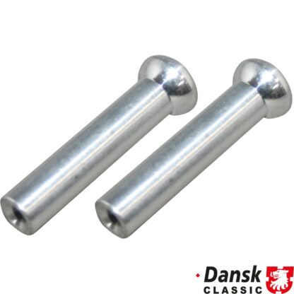 Door pin set, alu, 2 pcs.