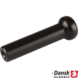 Door lock knob, OE style, 1 piece. Made of black plastic