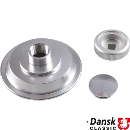 Door knob set, alu, one side