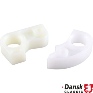 Door striker repair set, milky white
