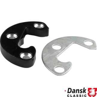 Striker plate for door, black, left