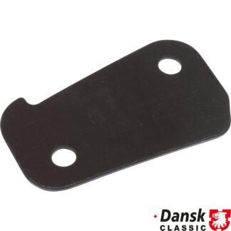 Shim for door striker plate, 1 mm, black.