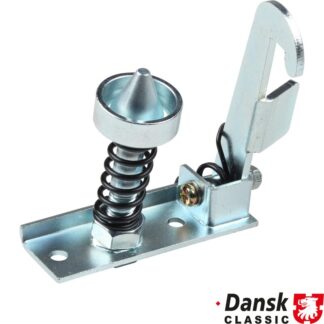 Bonnet lock, upper, with spring, electro galvanized