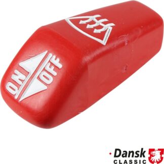 Knob for heater lever, red