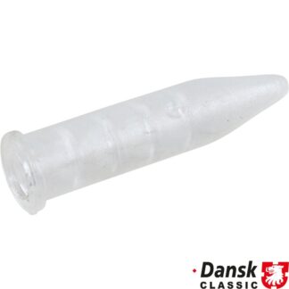 Plastic cover for pin on silentbloc bearing
