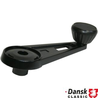 Window winder handle, black, left/right