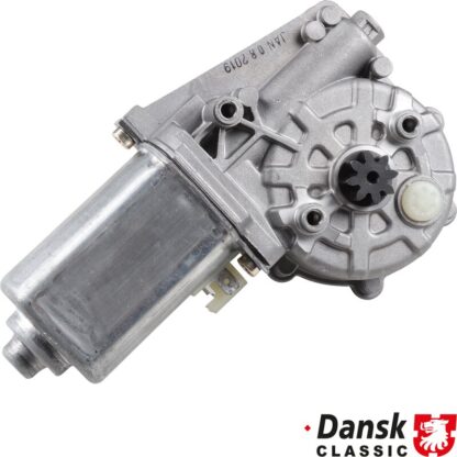Electric window motor motor, "8 teeth", right
