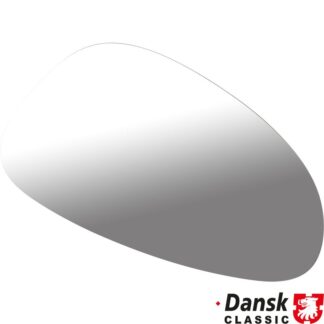 Door mirror glass, electric, heated, convex, teardrop design, right