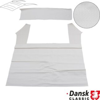 Roof inner liner set, vinyl, white (without sunroof)